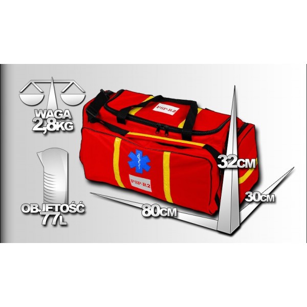 Plecaki, torby i walizki medyczne B/D PSP-R1/PSP-R2