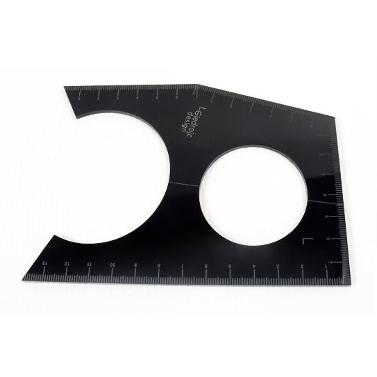 Płytki pomiarowe do planowania cięć na piersi B/D Płytki pomiarowe do planowania cięć na piersi