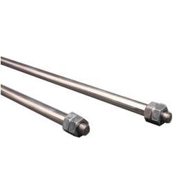 Płyty i stopki do statywów laboratoryjnych Warmet Pręt ze stali nierdzewnej z gwintem