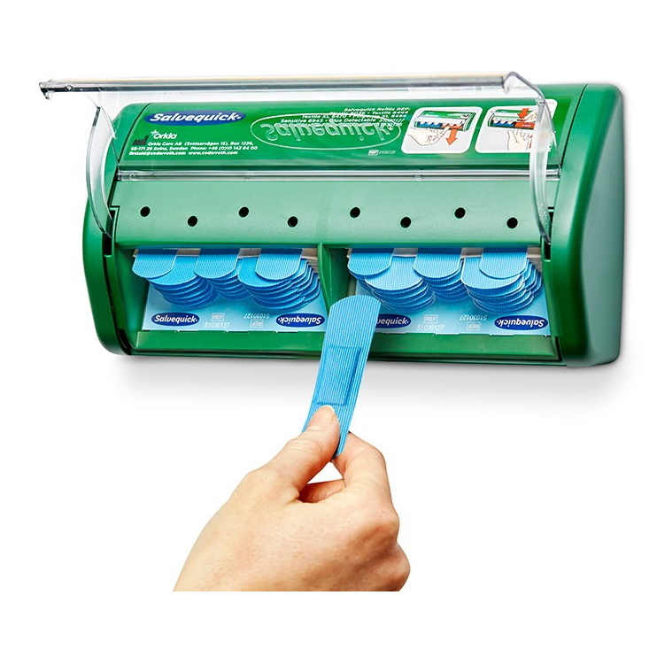 Podajniki do materiałów opatrunkowych Cederroth Salvequick Blue Detectable 51030130