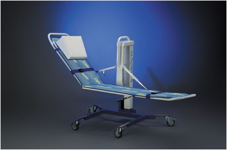 Podnośniki transportowo - kąpielowe jezdne DELTOM WLH/E - 140