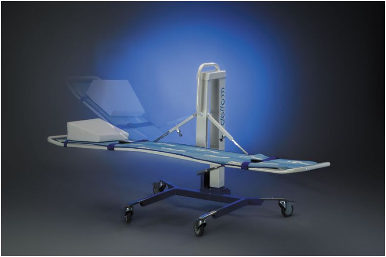 Podnośniki transportowo - kąpielowe jezdne DELTOM WLH/E - 140