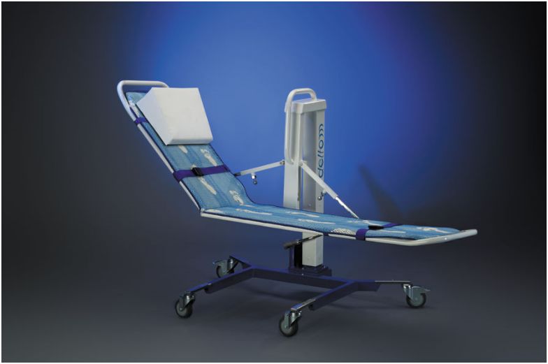 Podnośniki transportowo - kąpielowe jezdne DELTOM WLH/E - 140