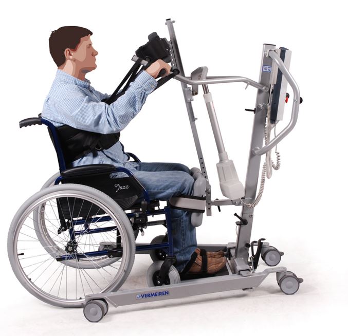 Podnośniki transportowo - kąpielowe jezdne Vermeiren Albatros