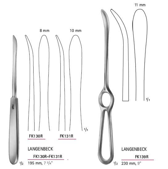 Podważki kostne B.Braun Podnośniki i podważki kostne