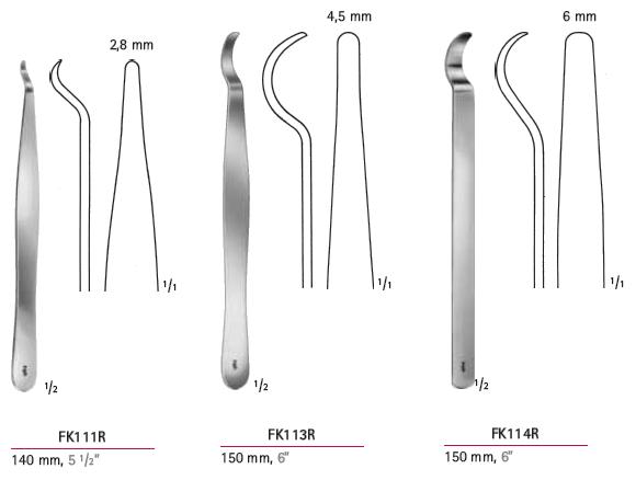 Podważki kostne B.Braun Podnośniki i podważki kostne