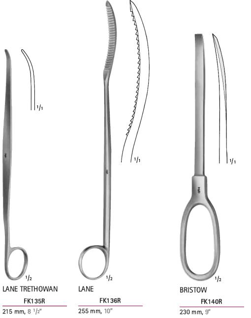 Podważki kostne B.Braun Podnośniki i podważki kostne