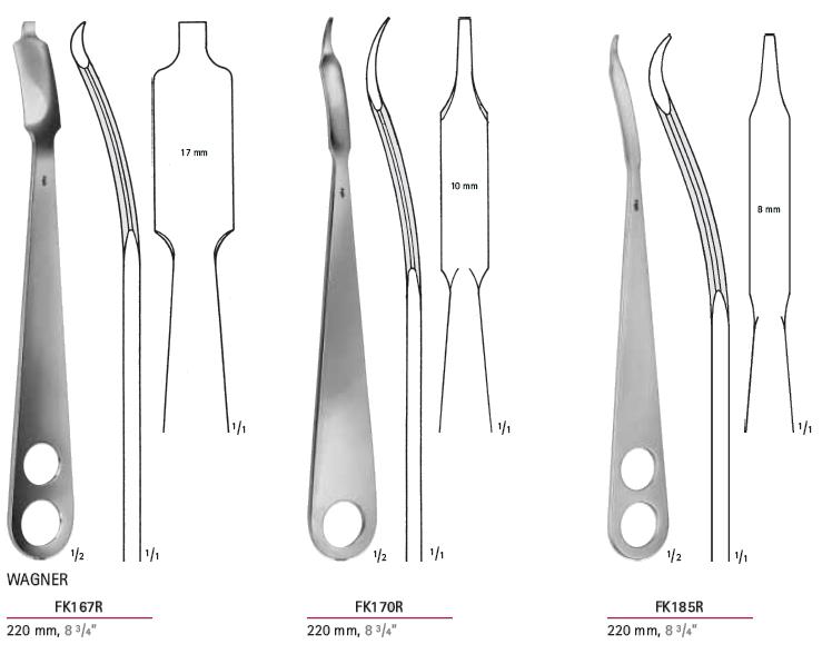 Podważki kostne B.Braun Podnośniki i podważki kostne