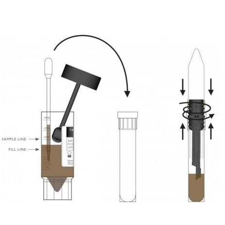 Pojemniki na kał Apacor Probówki transportowe na kał