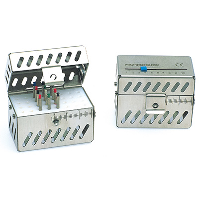 Pojemniki na narzędzia endodontyczne (endoboksy) Nichrominox Endo Cassette