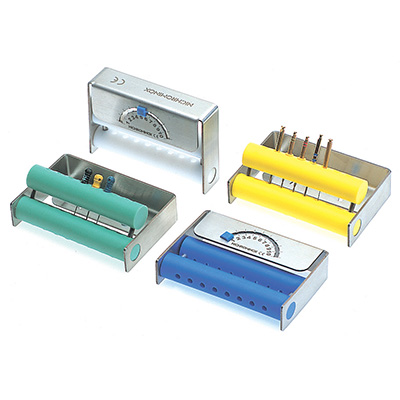 Pojemniki na narzędzia endodontyczne (endoboksy) Nichrominox Endodispenser