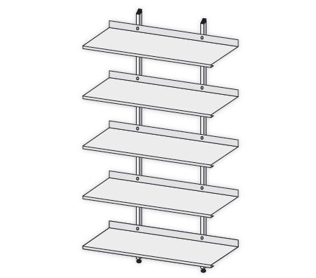 Półki naścienne TRIBO typ 7502