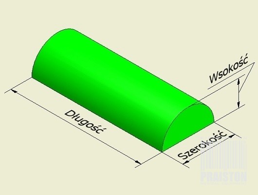 Półwałki rehabilitacyjne B/D HROL