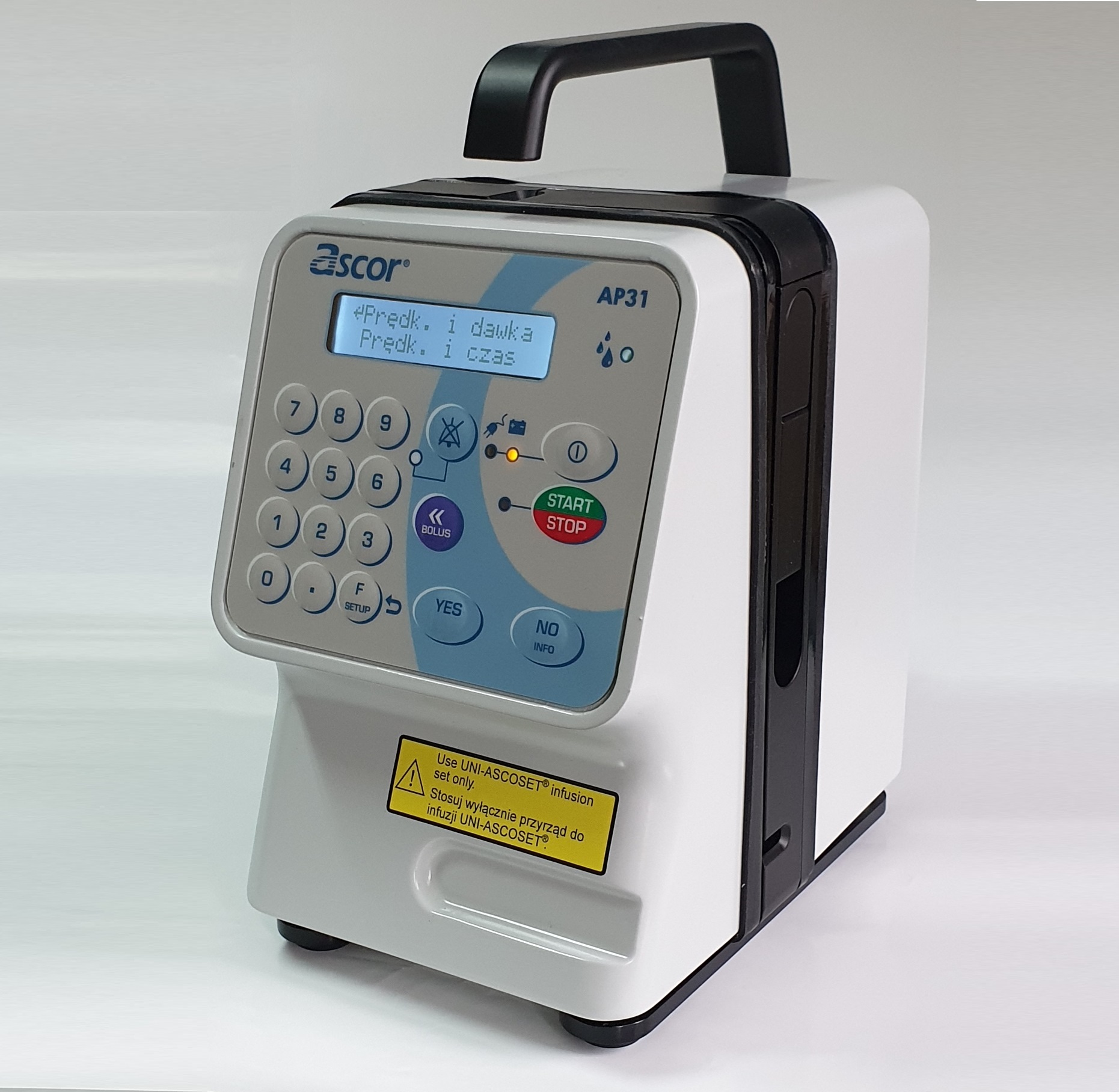 Pompy infuzyjne objętościowe ASCOR MED AP31