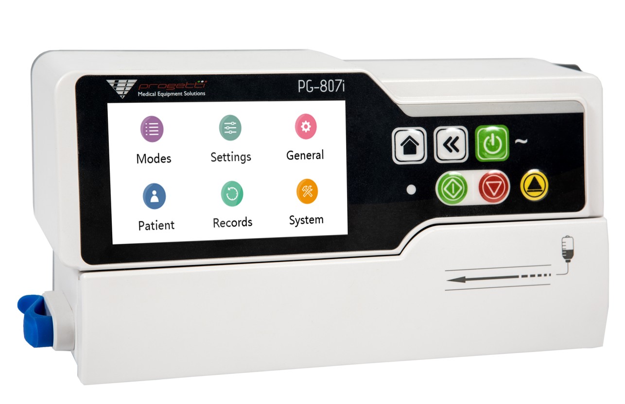 Pompy infuzyjne objętościowe Progetti Medical PG-807i