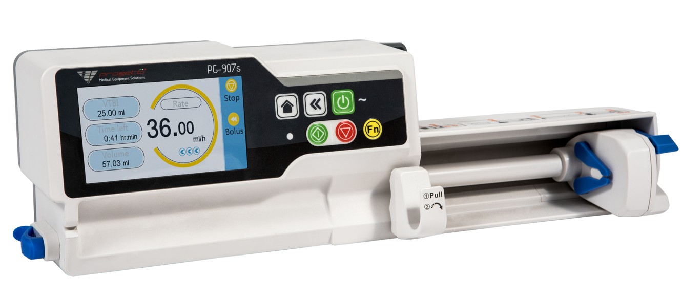 Pompy infuzyjne strzykawkowe Progetti Medical PG-907s
