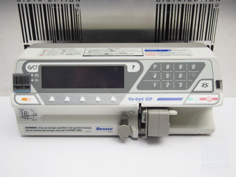 Pompy infuzyjne strzykawkowe używane Baxter BAXTER FLO-GARD GSP - Praiston rekondycjonowany