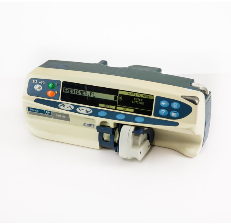 Pompy infuzyjne strzykawkowe używane B/D Alaris PK/ GH Guardrails Plus - Arestomed rekondycjonowany