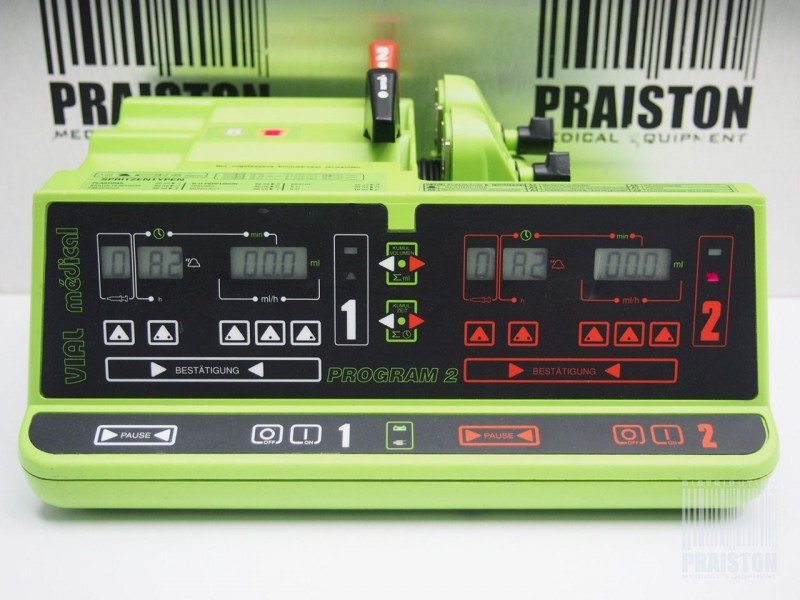 Pompy infuzyjne strzykawkowe używane B/D Vial Medical PROGRAM 2 - Praiston rekondycjonowany