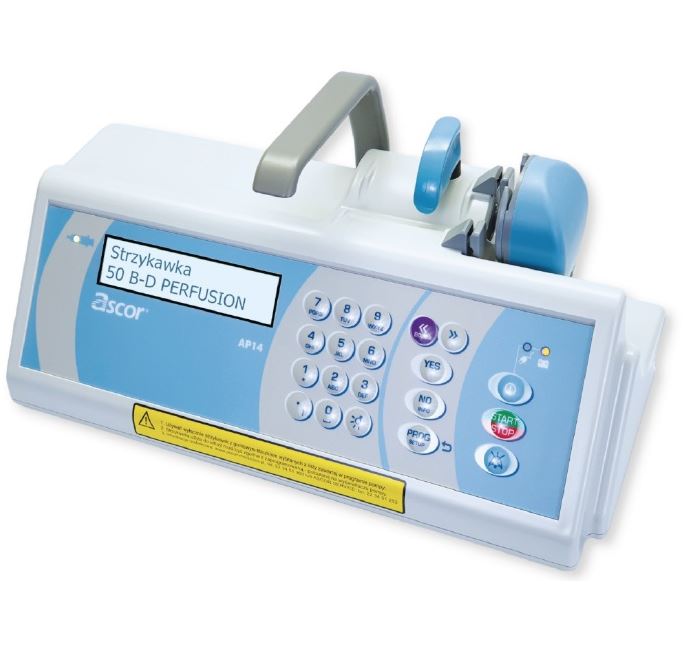 Pompy infuzyjne strzykawkowe weterynaryjne ASCOR MED AP14 VET