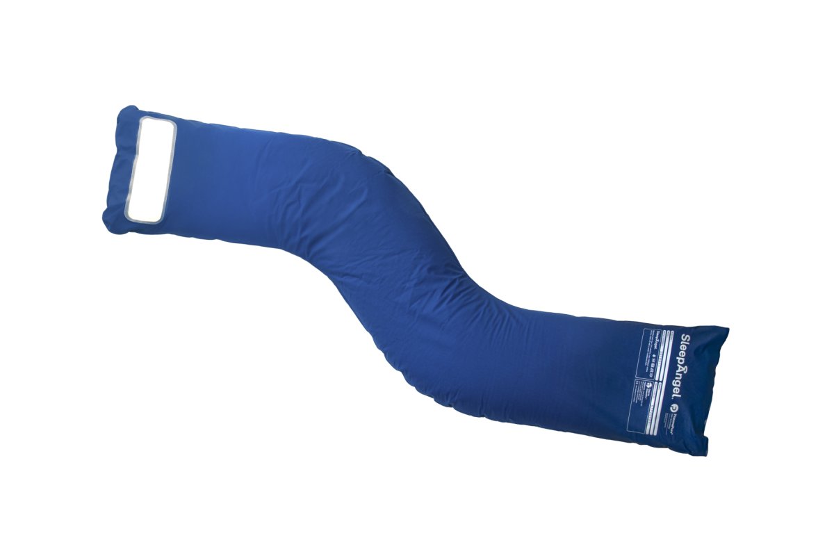 Pozycjonery i podkładki przeciwodleżynowe SleepAngel w kształcie S