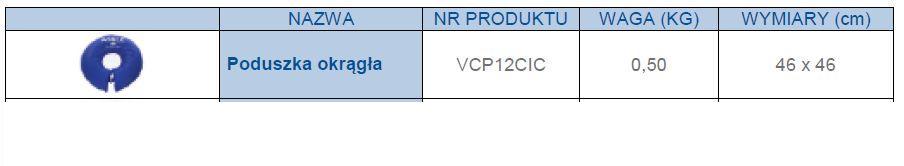 Pozycjonery i podkładki przeciwodleżynowe Winncare VCP12CIC