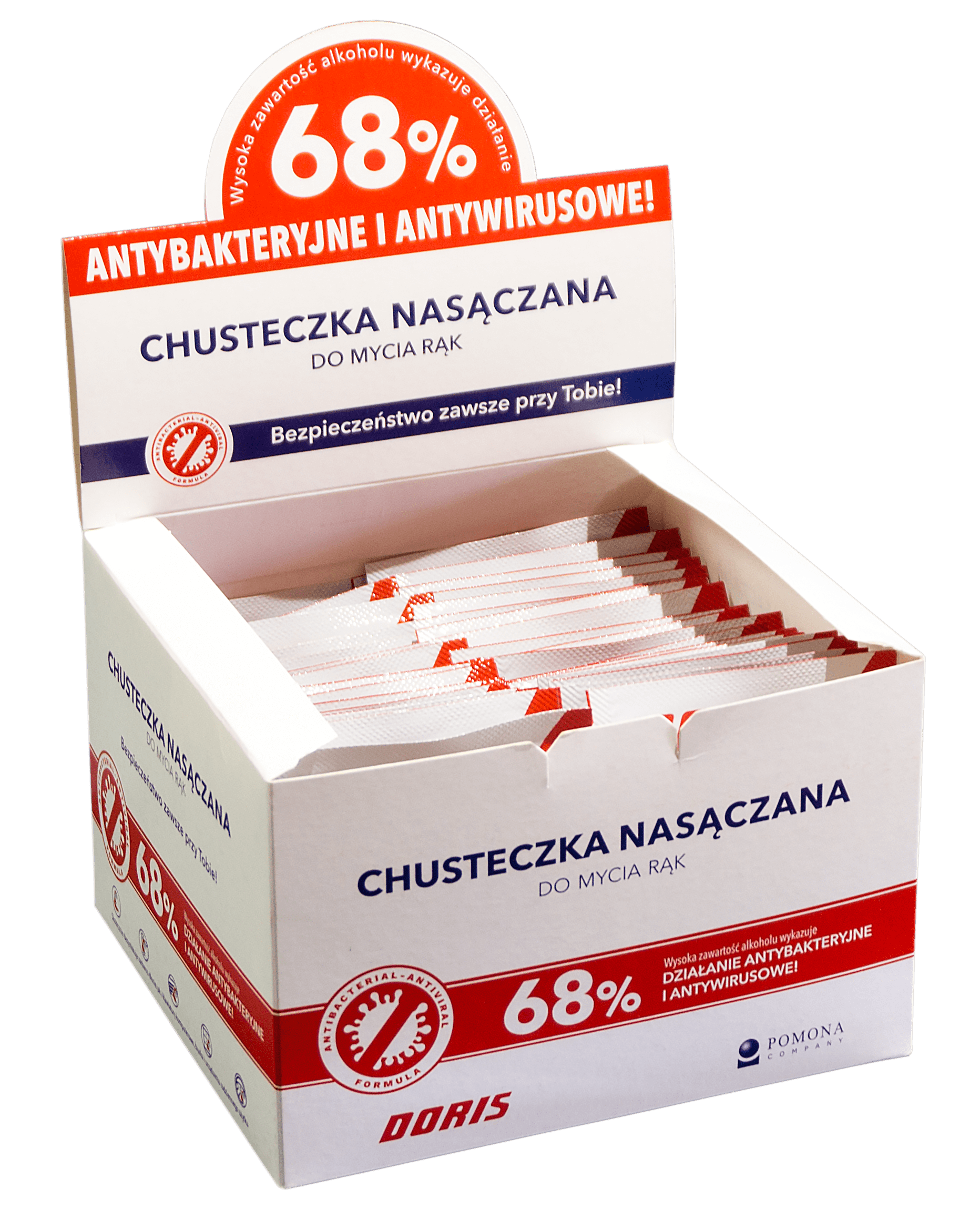 Preparaty do dezynfekcji rąk i skóry Doris Doris chusteczki