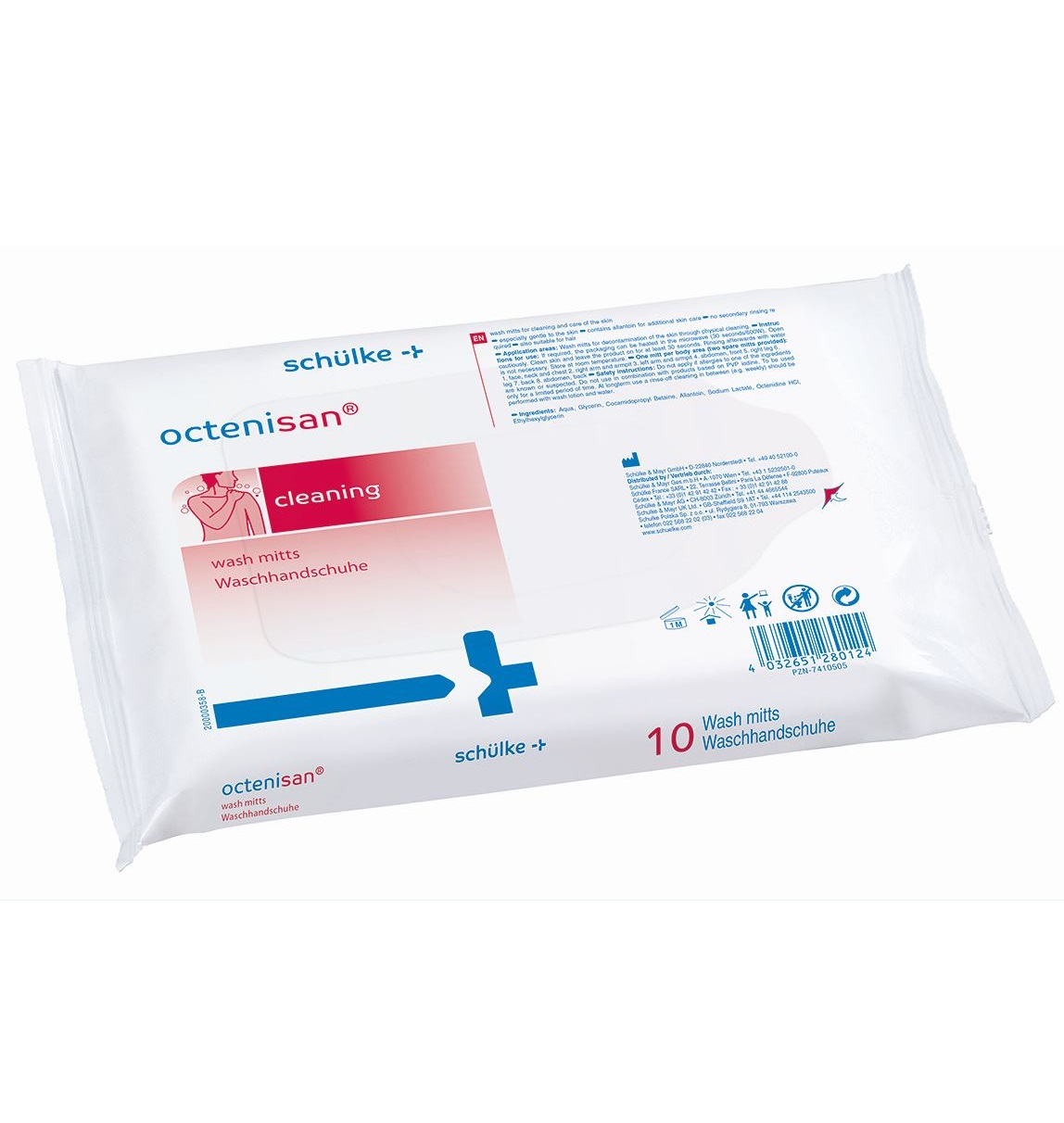 Preparaty do dezynfekcji rąk i skóry Schulke Octenisan rękawice