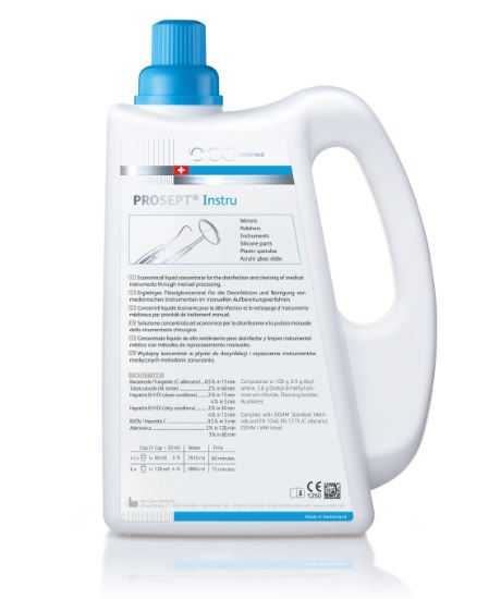 Preparaty do manualnej dezynfekcji narzędzi i wyrobów medycznych OCC Switzerland PROSEPT Instru