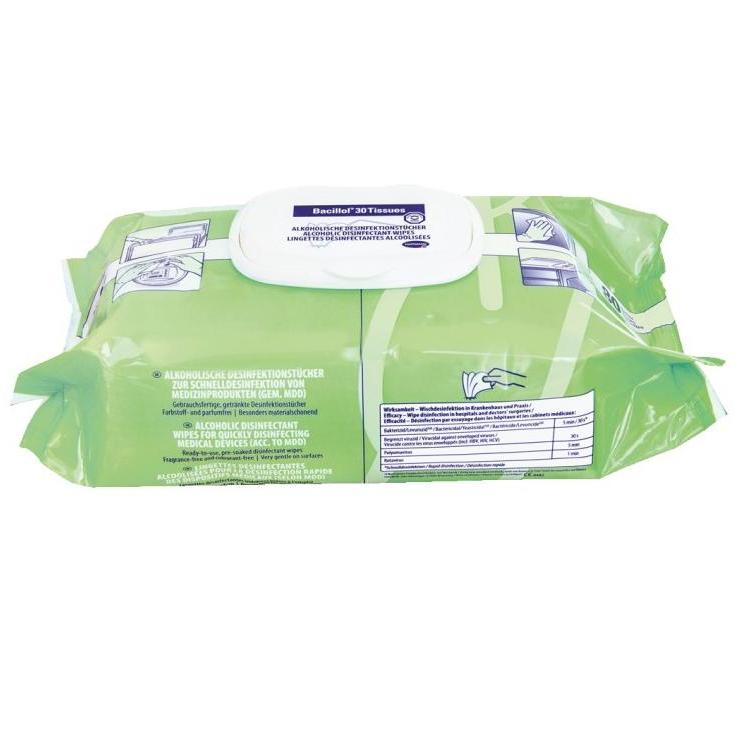 Preparaty do manualnej dezynfekcji powierzchni Bode Bacillol 30 Tissues