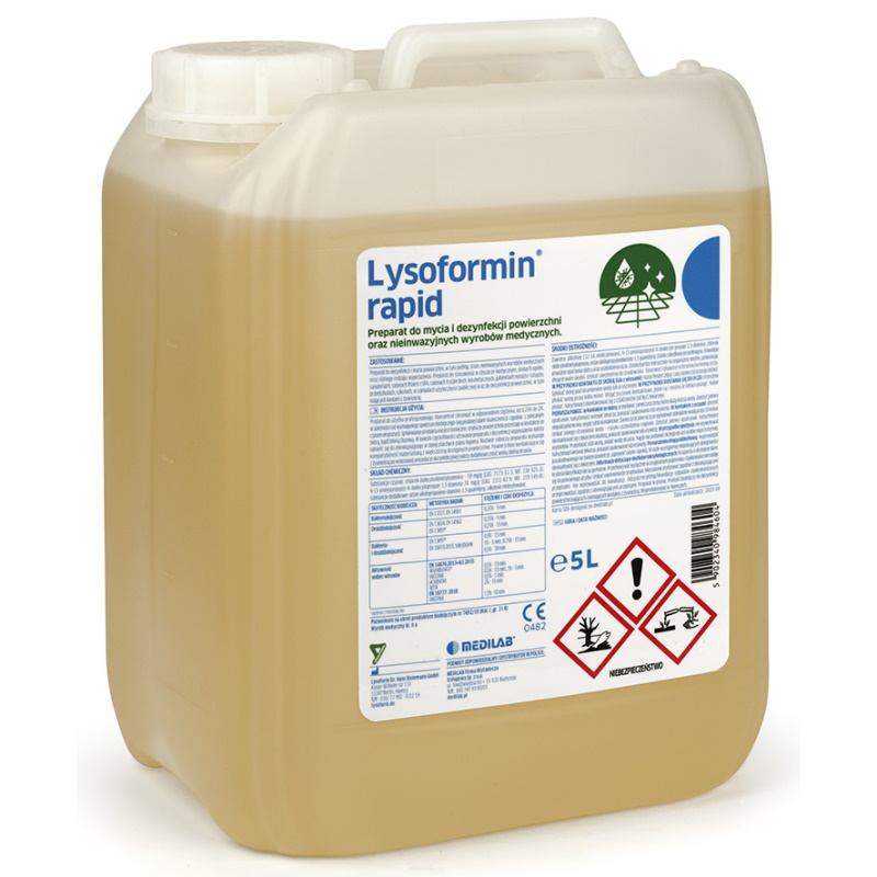 Preparaty do manualnej dezynfekcji powierzchni Lysoform Lysoformin rapid