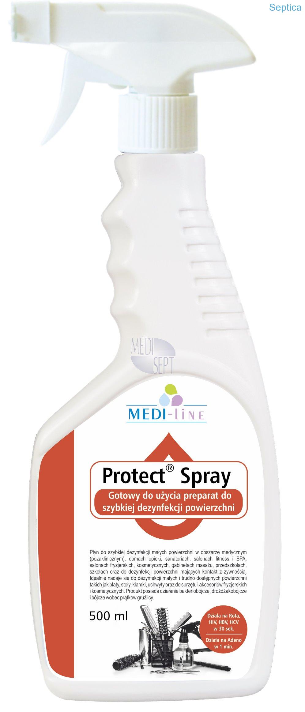 Preparaty do manualnej dezynfekcji powierzchni Medi-Line Protect Spray