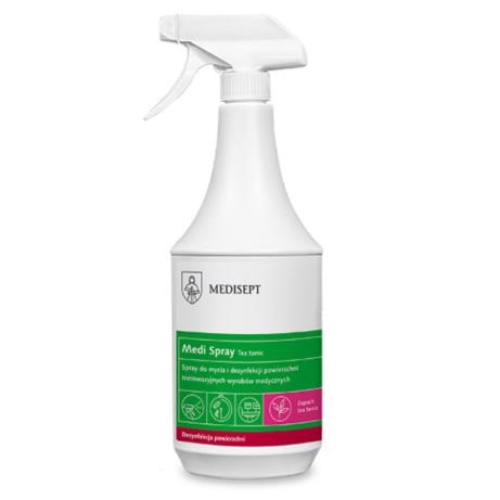 Preparaty do manualnej dezynfekcji powierzchni MEDISEPT Medi Spray Tea tonic
