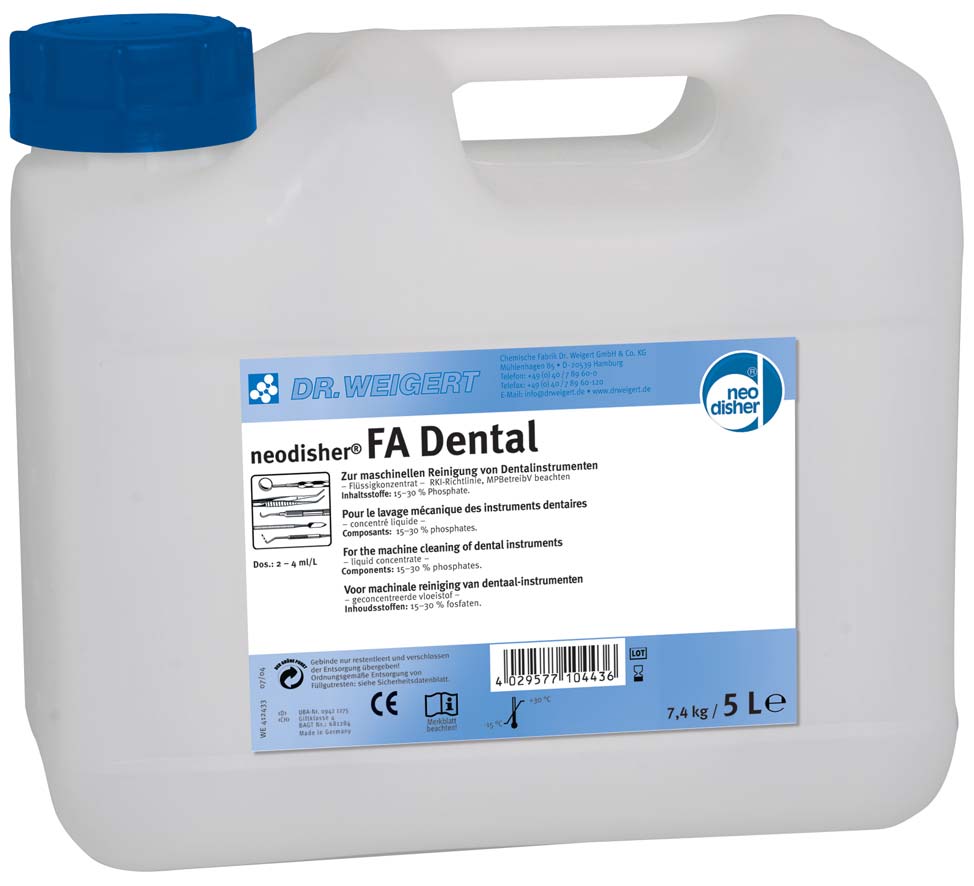 Preparaty do maszynowego mycia narzędzi Dr. Weigert Neodisher FA Dental