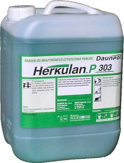 Preparaty myjące do podłóg, wykładzin i tapicerek Daunpol Herkulan P 303