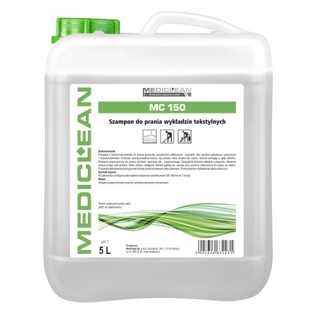 Preparaty myjące do podłóg, wykładzin i tapicerek Mediclean MC 150 Carpet Clean