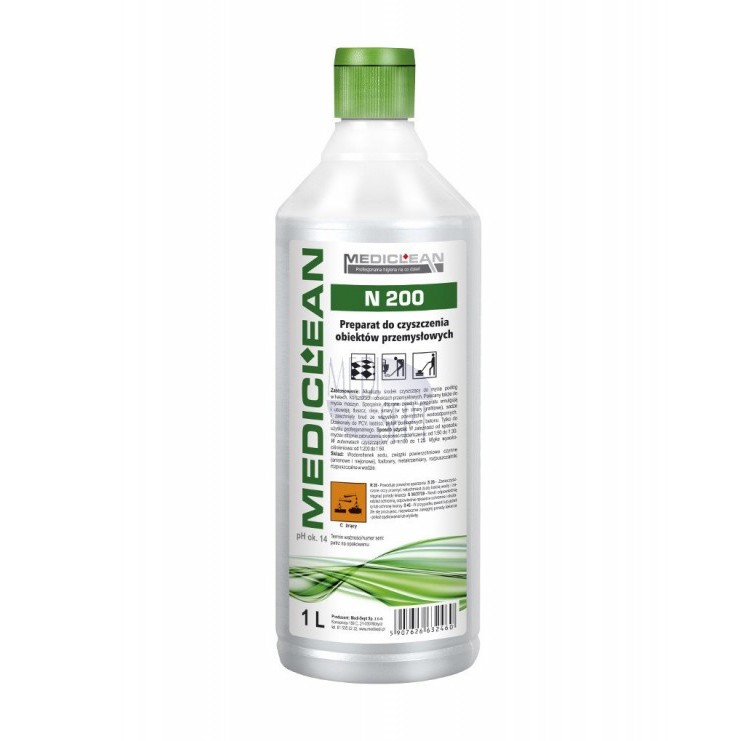 Preparaty myjące do podłóg, wykładzin i tapicerek Mediclean N 200 Brud Clean