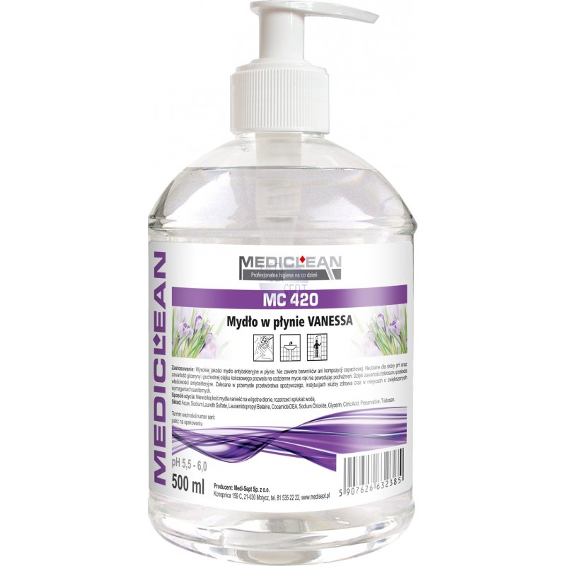 Preparaty myjące do rąk i skóry Mediclean MC 420 Vanessa