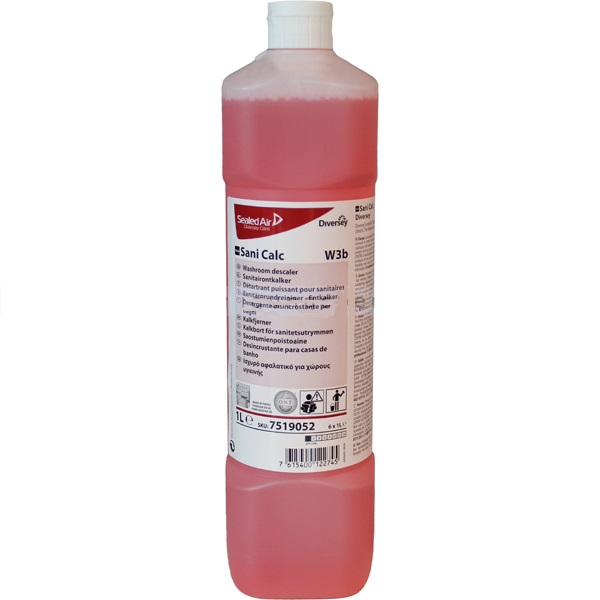 Preparaty myjące do sanitariatów Diversey TASKI Sani Calc W3b 1L