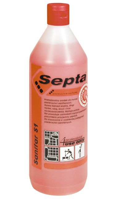 Preparaty myjące do sanitariatów OMAR SANITAR S1