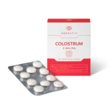 Preparaty pielęgnacyjne do rąk i skóry Genactiv Trade Spółka z o.o. Colostrigen Tabs