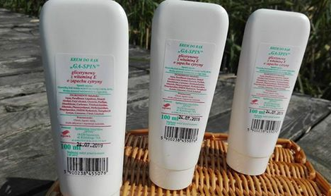 Preparaty pielęgnacyjne do rąk i skóry Spins GA-SPIN glicerynowy