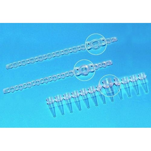 Probówki z tworzyw sztucznych BRAND do PCR w paskach 8/12 szt.