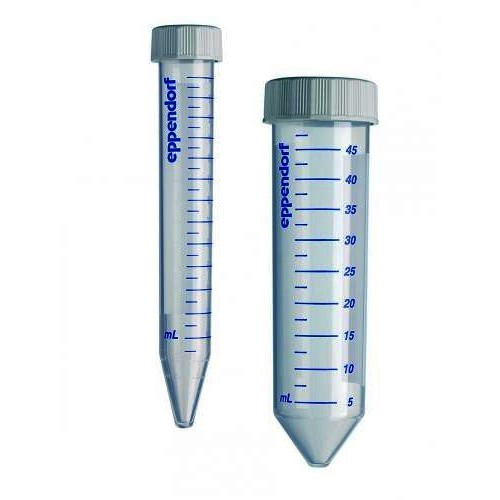 Probówki z tworzyw sztucznych Eppendorf stożkowe 15 mL i 50 mL PE-HD