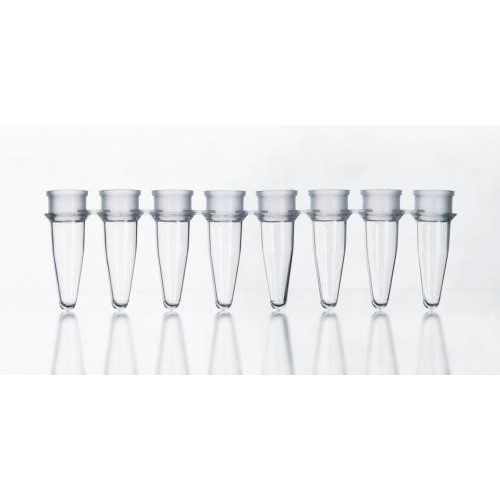 Probówki z tworzyw sztucznych LLG do PCR z wiekami w paskach