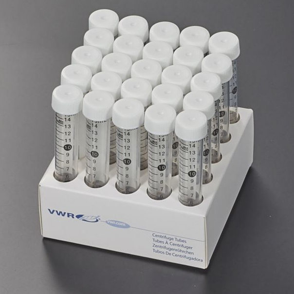 Probówki z tworzyw sztucznych VWR wirówkowe bez metalu