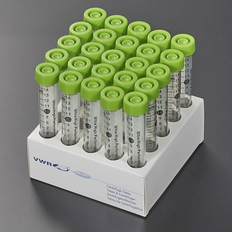 Probówki z tworzyw sztucznych VWR wirówkowe Ultra-High Performance