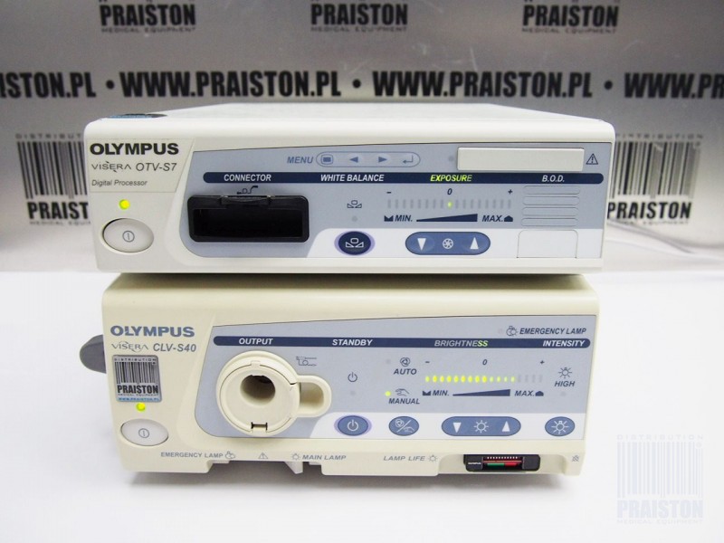 Procesory i źródła światła używane B/D Olympus CLV-S40 / OTV-S7 - Praiston rekondycjonowany