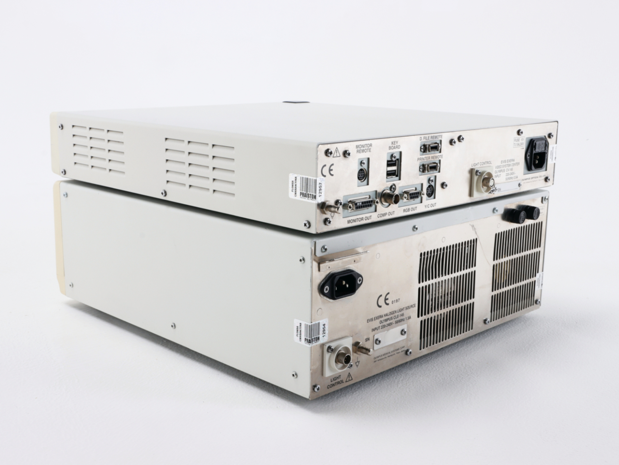 Procesory i źródła światła używane B/D Olympus CV-145 / CLE-145 - Praiston rekondycjonowany