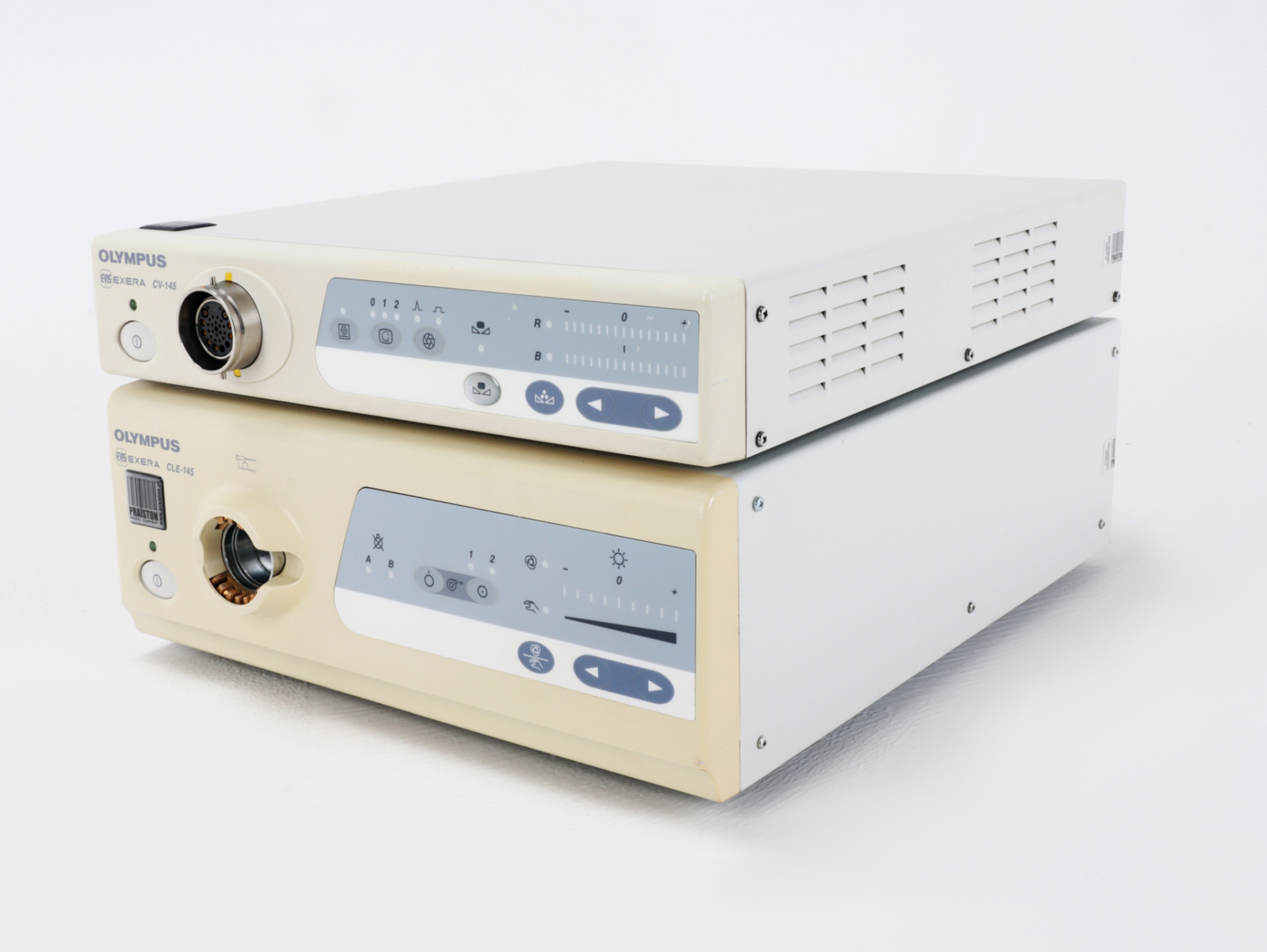 Procesory i źródła światła używane B/D Olympus CV-145 / CLE-145 - Praiston rekondycjonowany